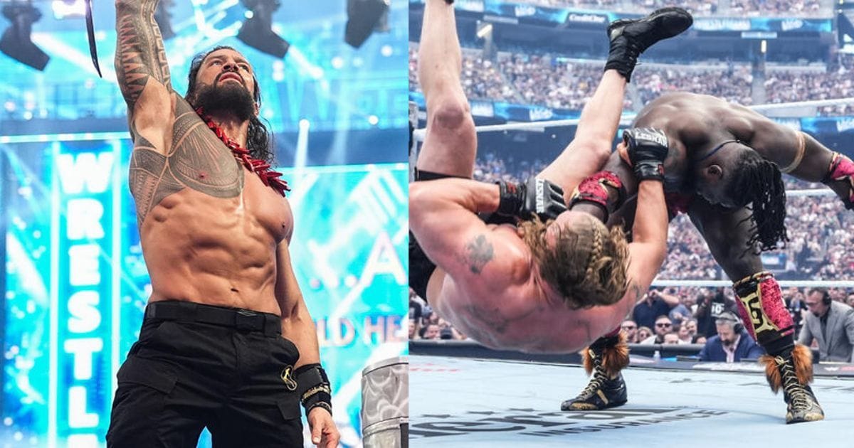 BREAKING: Oba Femi Calls Out Roman Reigns After Retiring Brock Lesnar