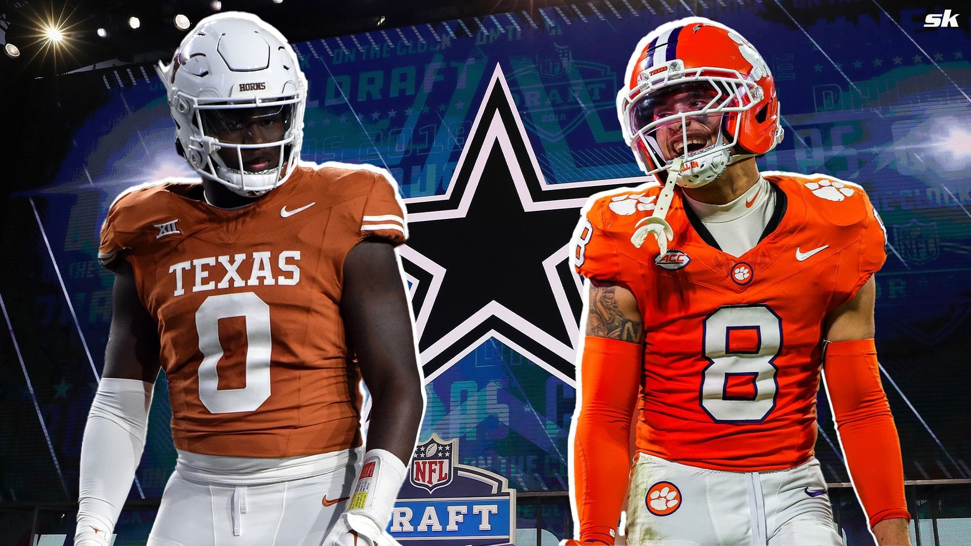Dallas Cowboys 7-round mock draft: Jerry Jones picks Texas' 6'2 LB and speedy CB from Clemson to become title contenders in 2026