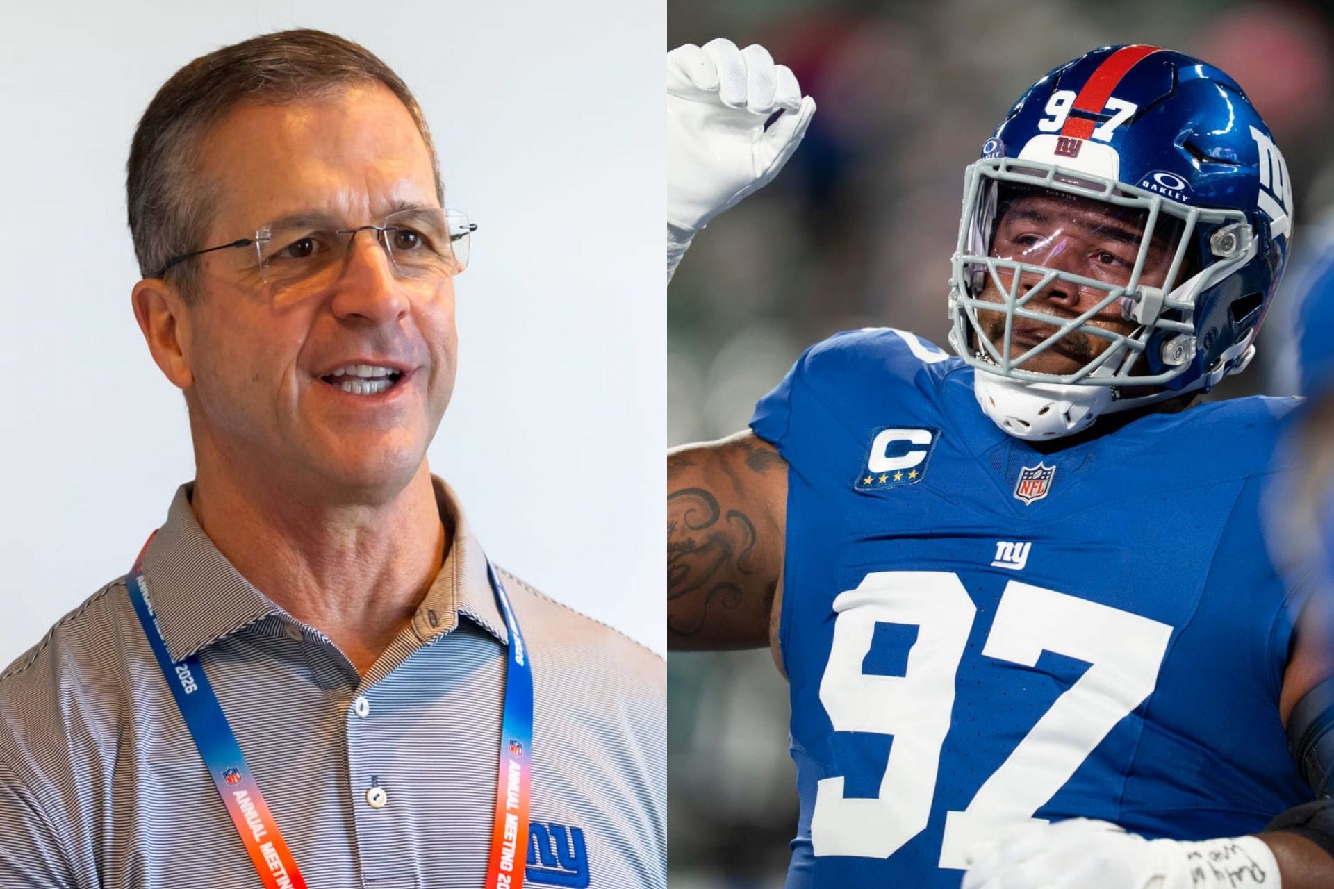 John Harbaugh reveals Giants’ stance on Dexter Lawrence trade ask as 3x Pro Bowler eyes new contract