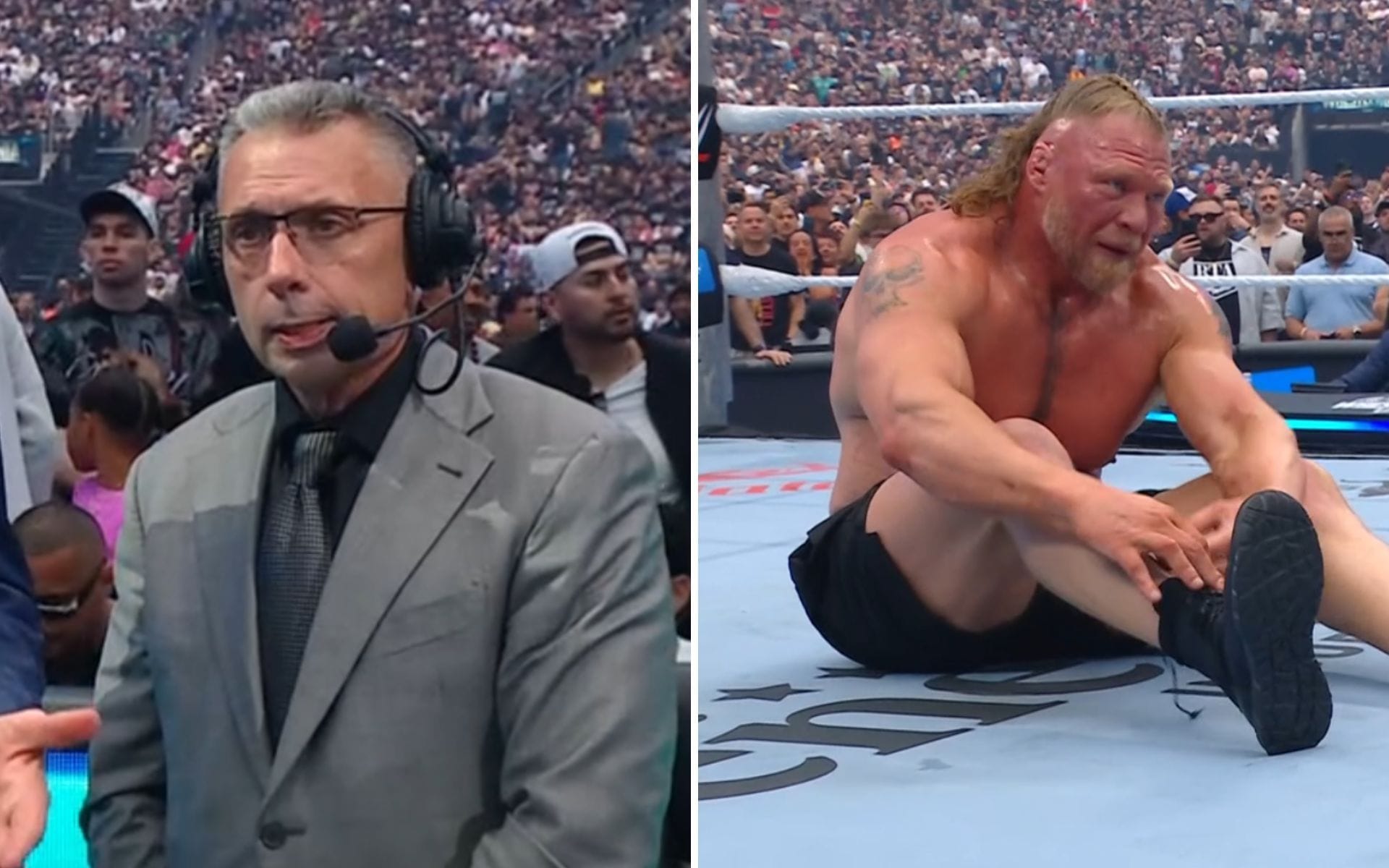 Michael Cole comments on Brock Lesnar's status after seemingly retiring at WrestleMania 42