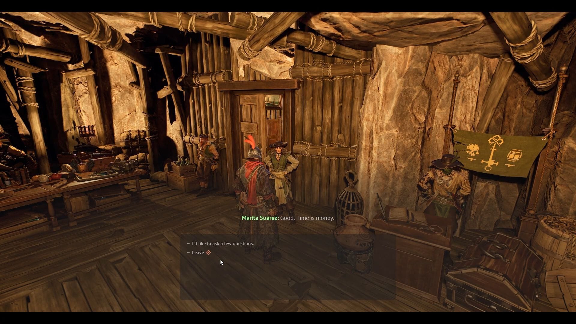 Talk to Marita and find out about the missing wine (Image via Kraken Express)