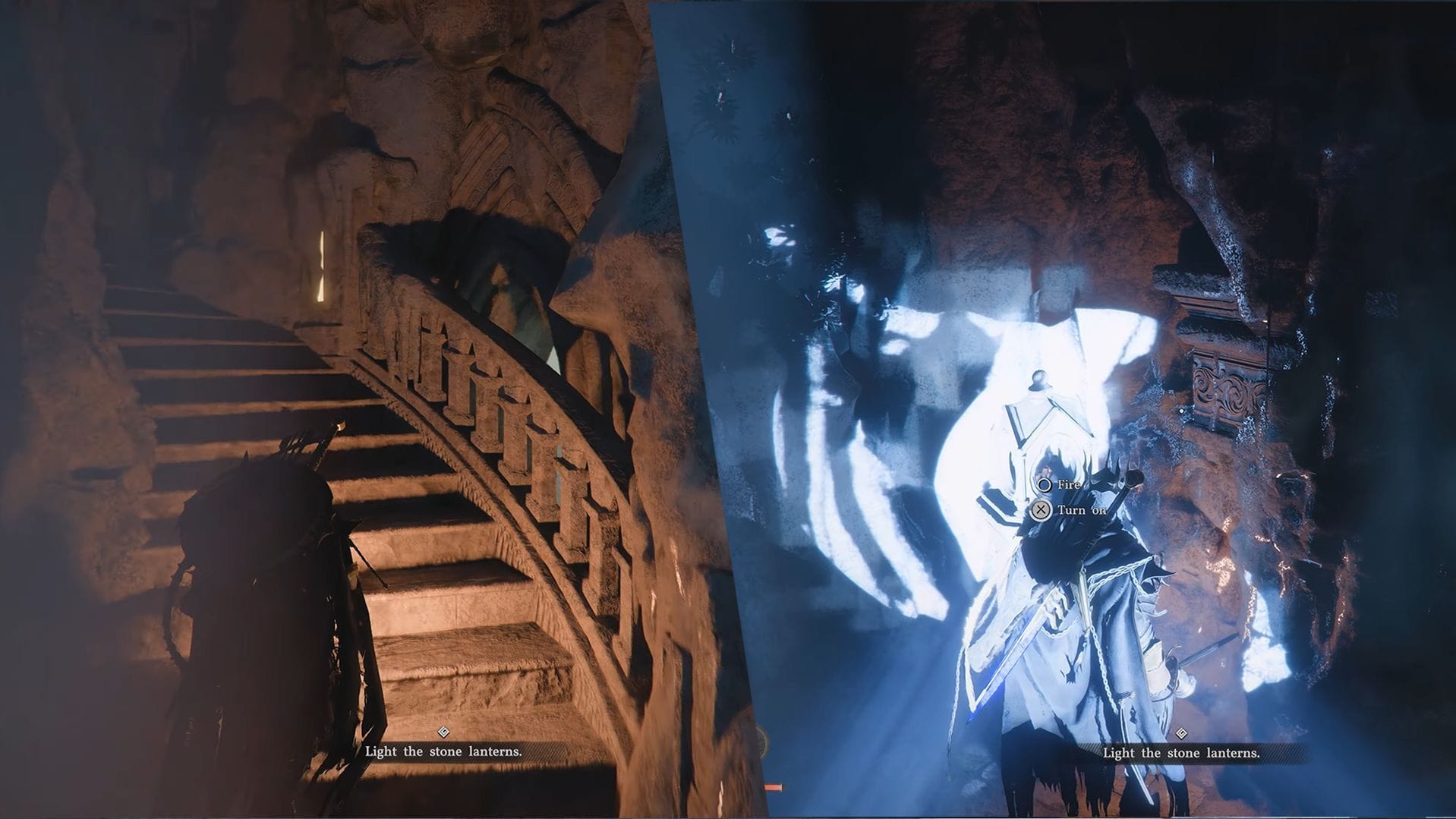 The fifth stone lantern is near an arch leading outside (Image via Pearl Abyss)