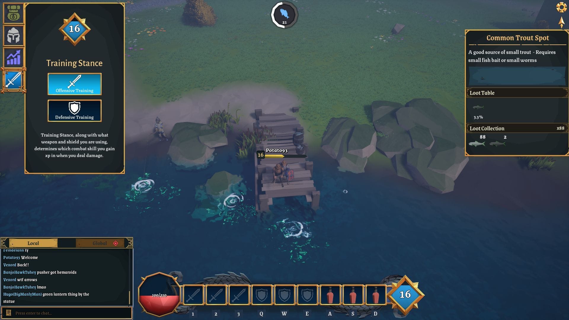 Change Stance to train different skills (Image via SK Gaming | Fiery Dog Games)