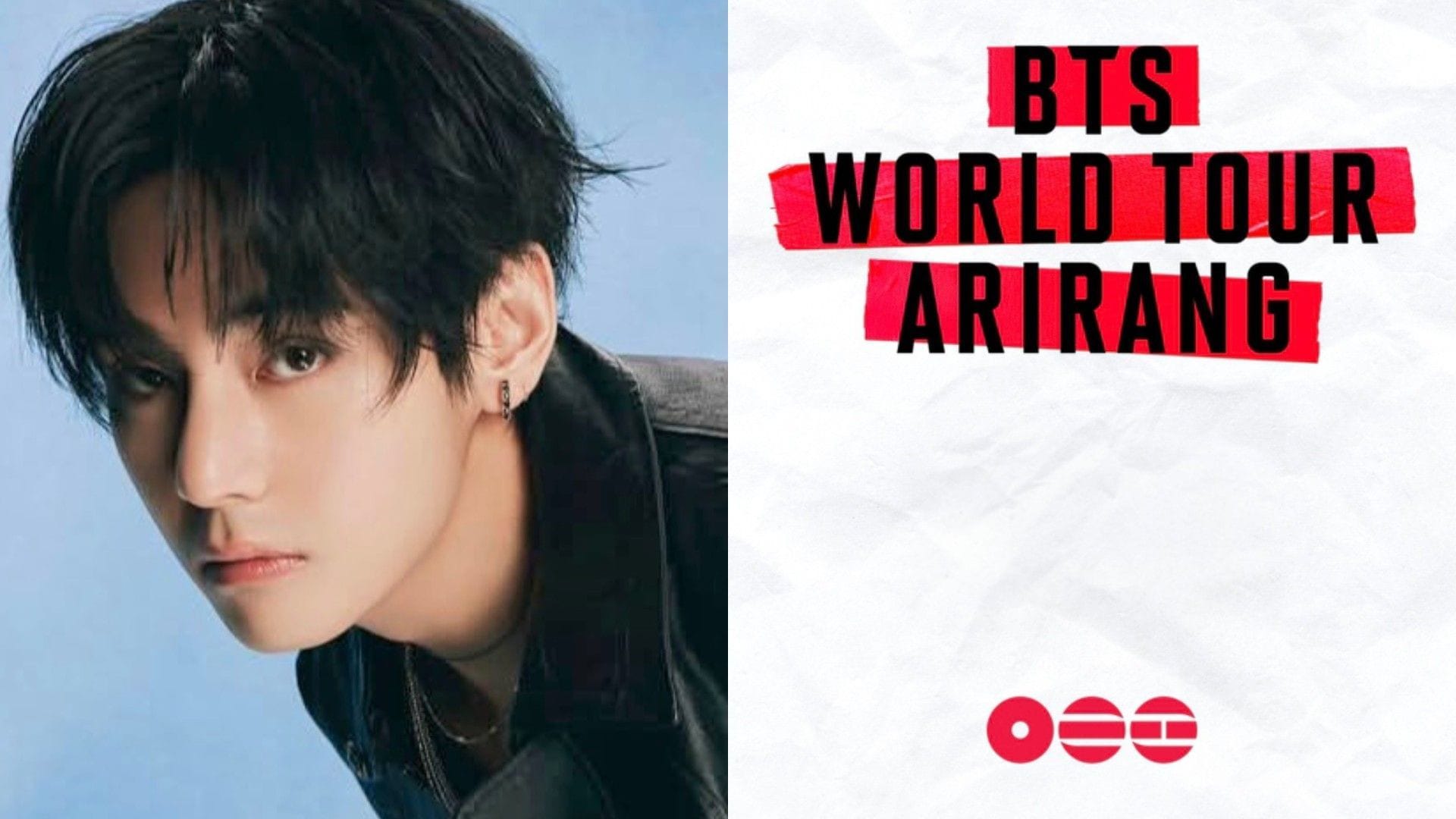 "SDT TAEHYUNG ON ACTION" – Fans go wild as BTS' Taehyung leaps barricade mid-performance in Seoul viral Arirang tour Day 2 mic check clip