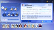 The team compositions tab (Image via HoYoverse)
