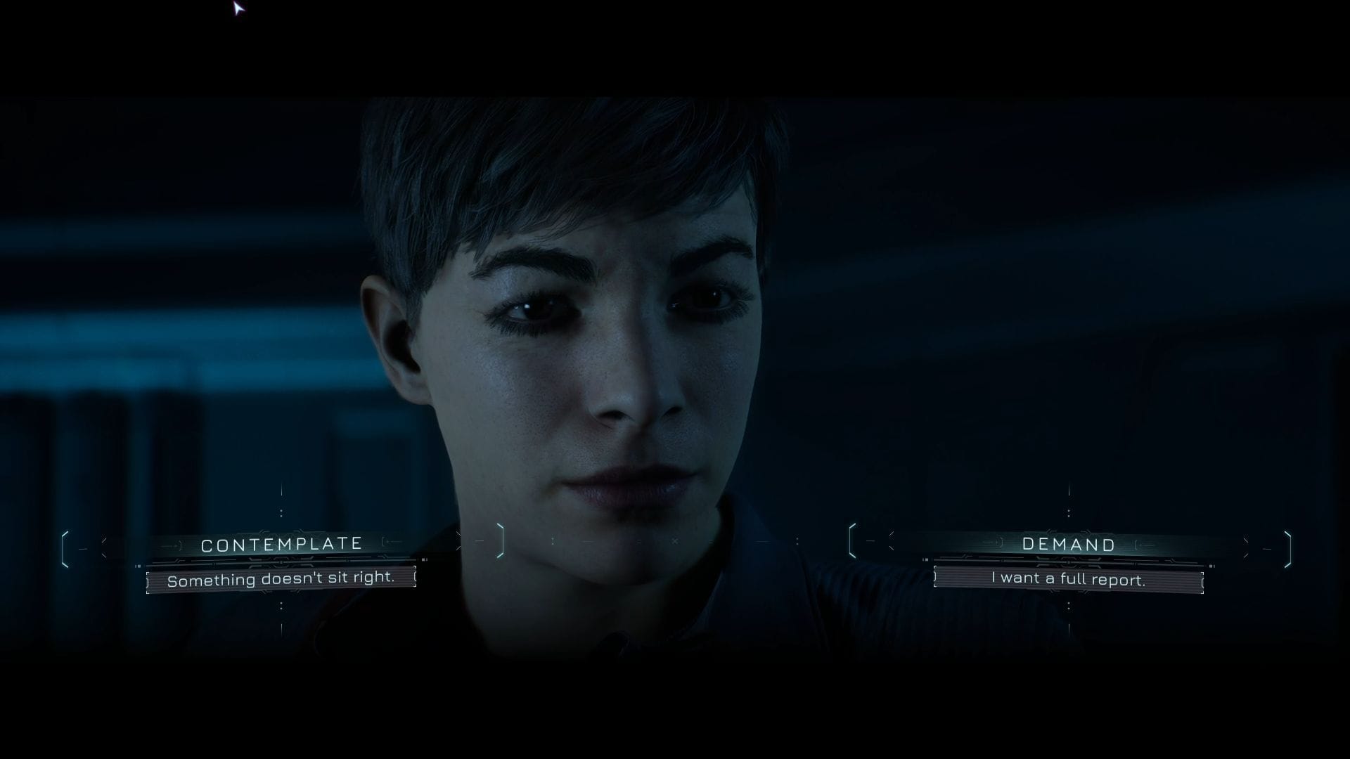 Discuss with Stafford (Image via Supermassive Games)