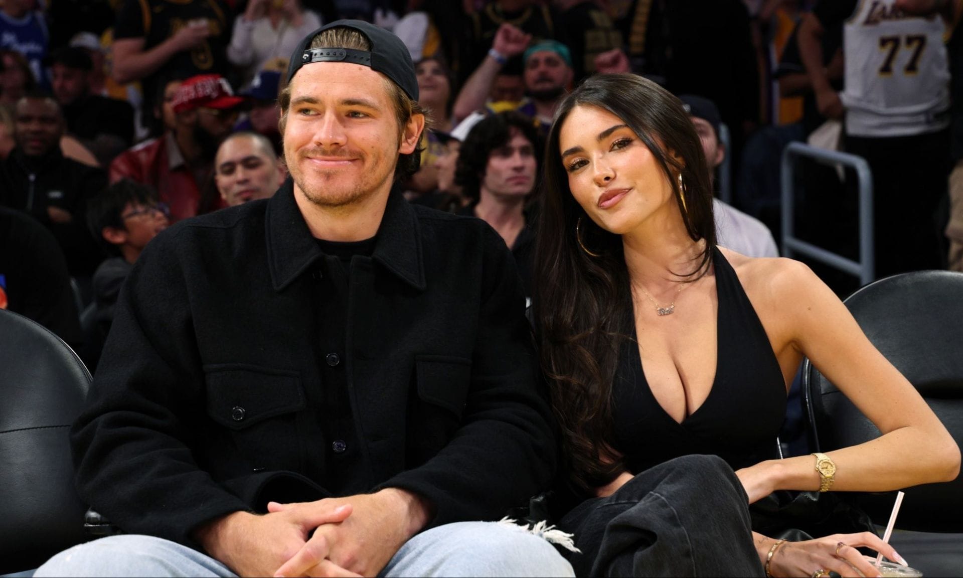Justin Herbert locks lips with GF Madison Beer as Chargers QB makes surprise “Lovergirl” debut