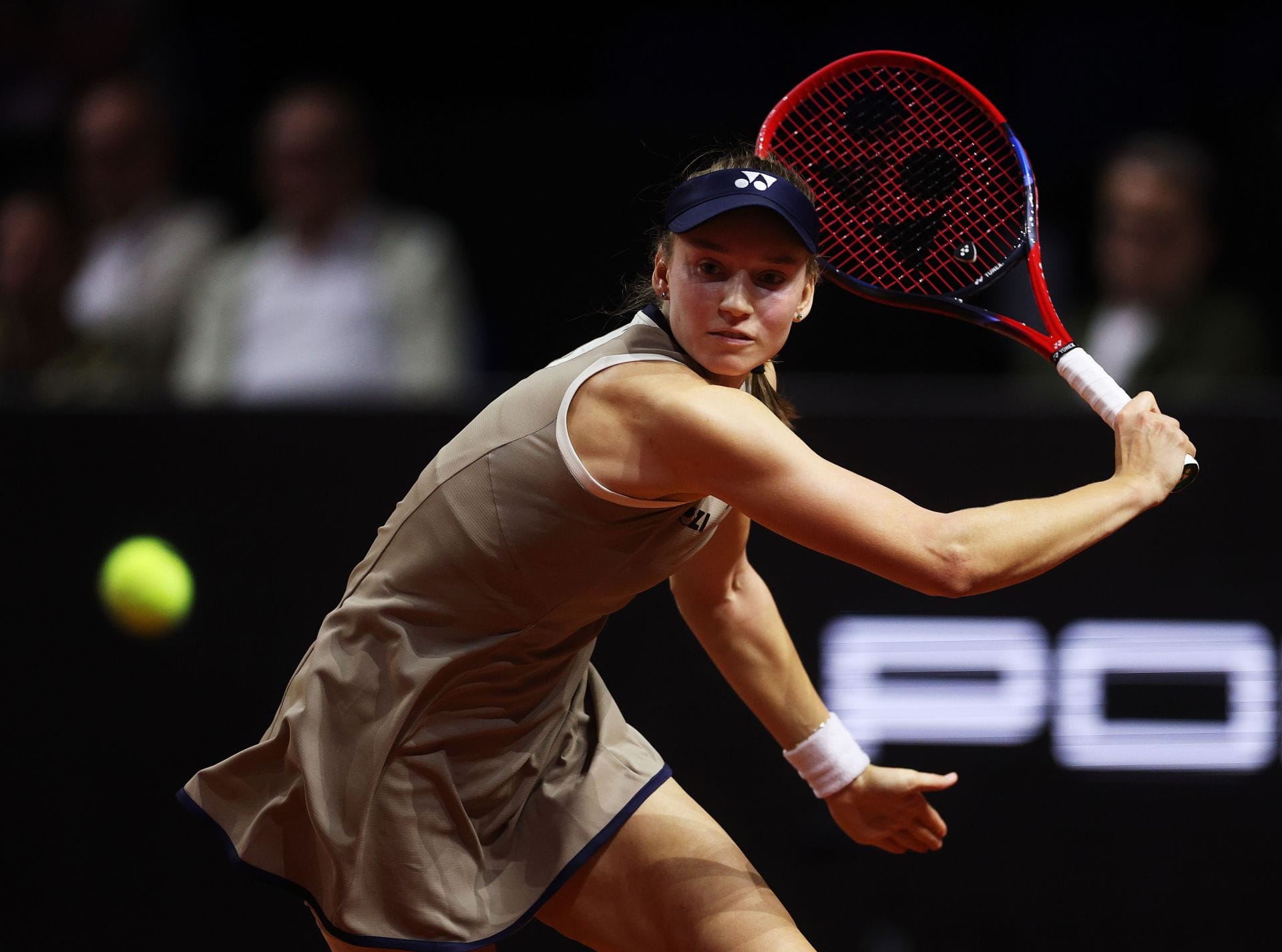 Elena Rybakina of Kazakhstan during the Porsche Tennis Grand Prix 2026 in Stuttgart, Germany. (Photo by Getty Images)