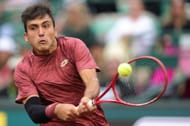 Roman Andres Burruchaga of Argentina at the U.S. Men's Clay Court Championship, River Oaks Country Club in Houston, Texas. (Photo by Getty Images)