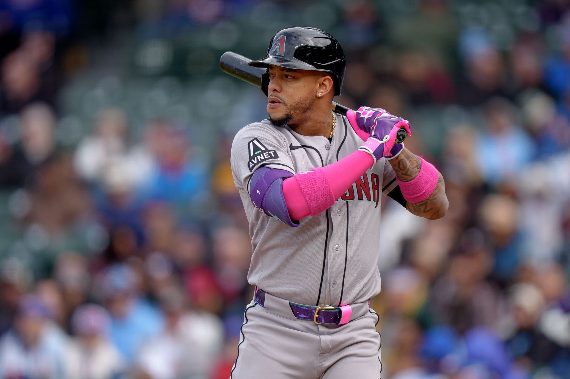 MLB: Ketel Marte in action for the Arizona Diamondbacks - Source: Getty