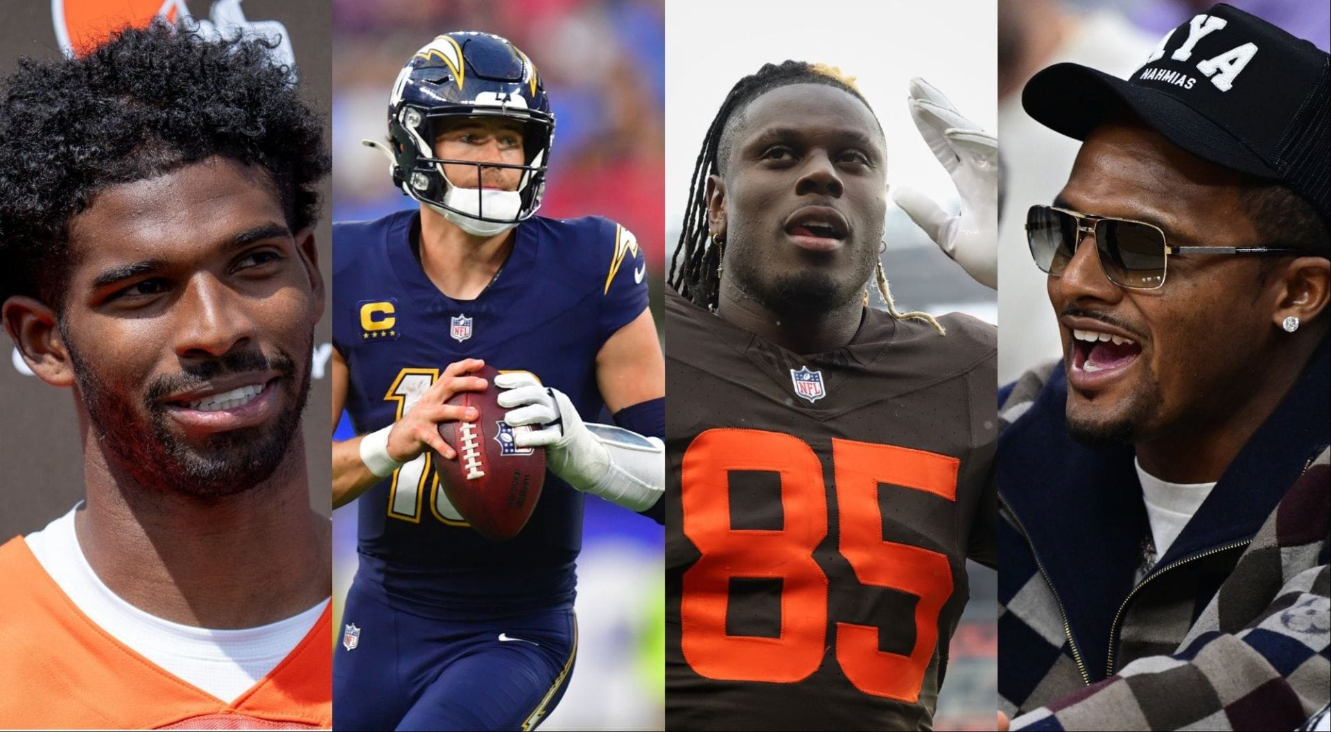 David Njoku gets candid about whether Justin Herbert is the best QB he’s played with after ditching Deshaun Watson, Shedeur Sanders