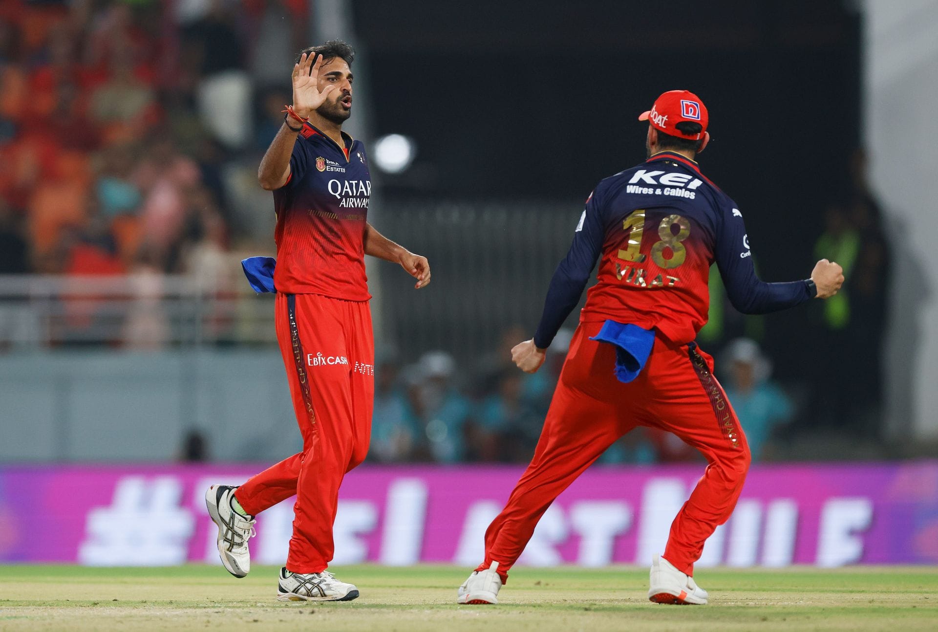 Virat Kohli cheekily waves goodbye as Rahul Tewatia perishes for a single-digit score in RCB vs GT IPL 2026 final [Watch]