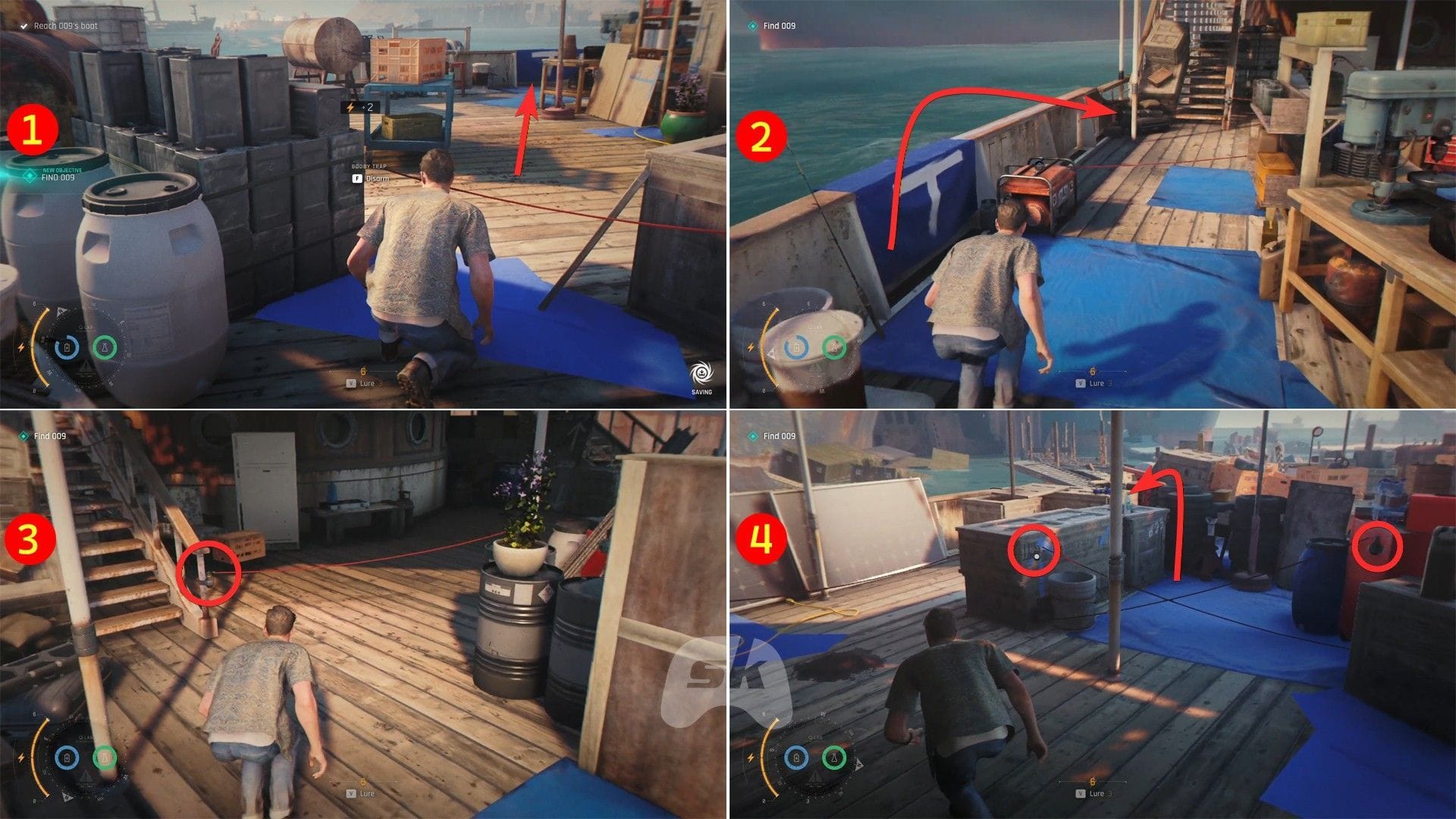 Avoid the booby traps (Image via Sportskeeda Gaming || IO Interactive)