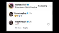 The legend reacted to a RAW tribute today (Source: Bayley on Instagram)
