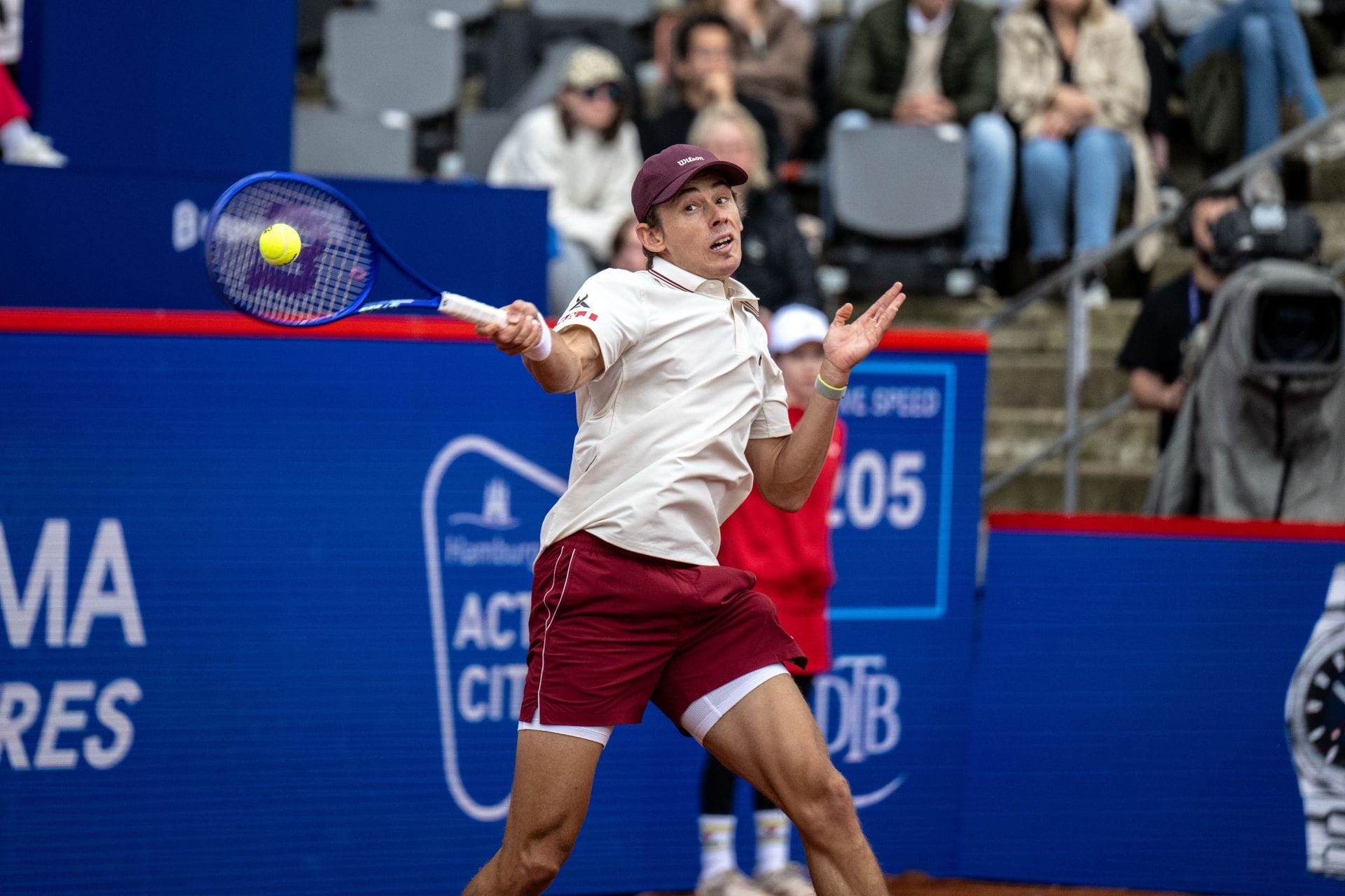 Alex de Minaur at the Hamburg Open 2026. (Source: Getty)
