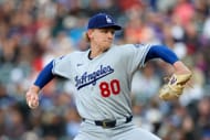 MLB: Emmet Sheehan in action for the LA Dodgers - Source: Getty
