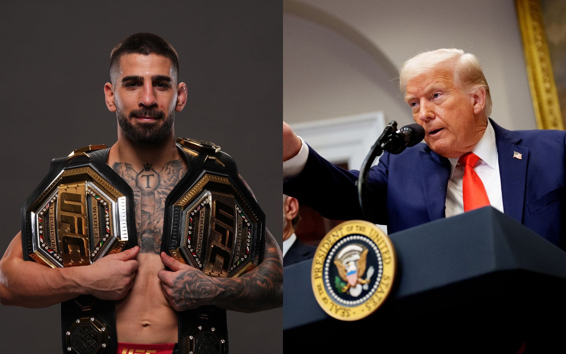 "I have complete faith" - Ilia Topuria leaves Donald Trump impressed with his UFC White House prediction