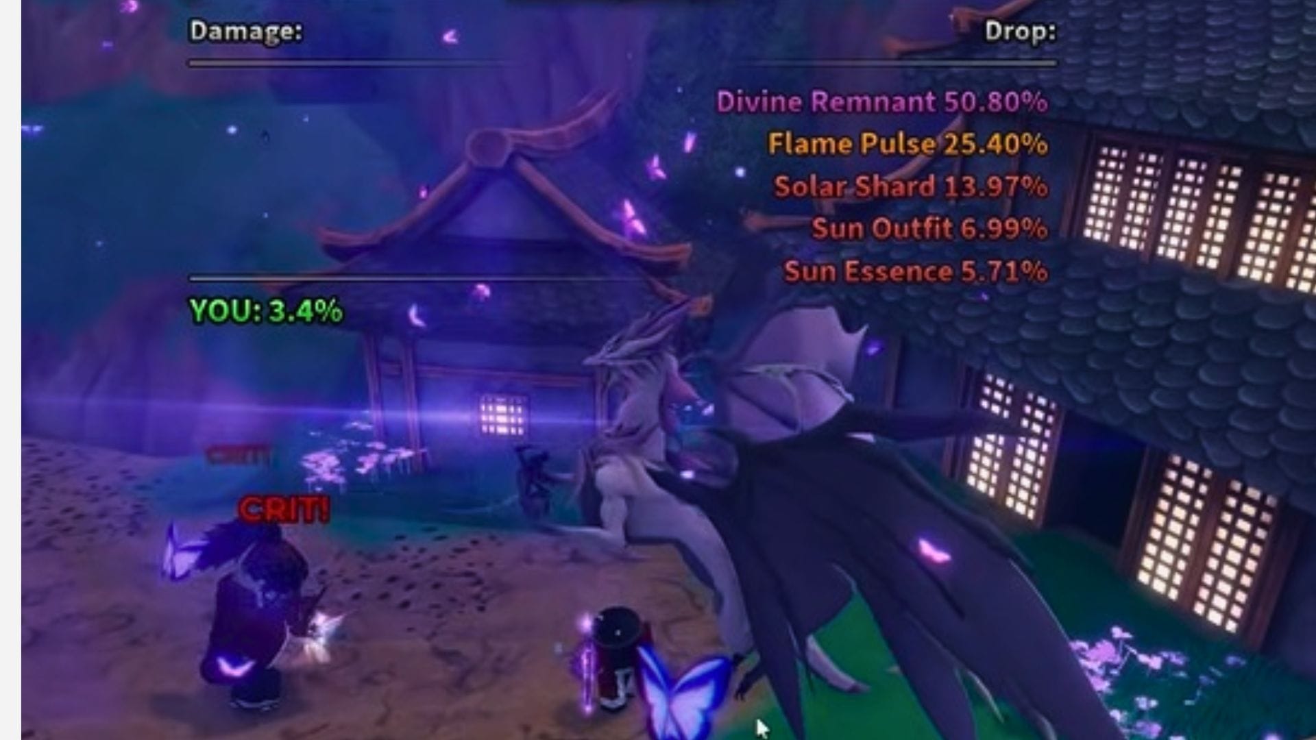 The Sun God boss spawns every 20 minutes (Image via Roblox)