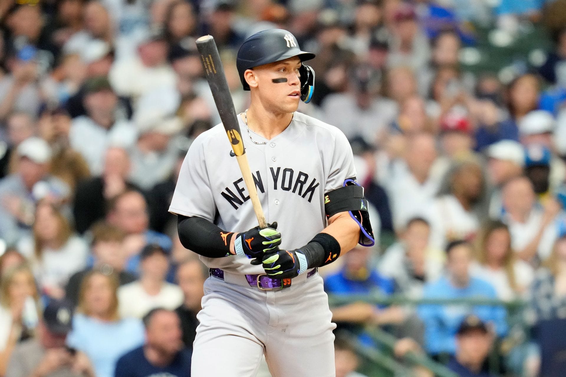 MLB: Aaron Judge in action for the New York Yankees - Source: Getty