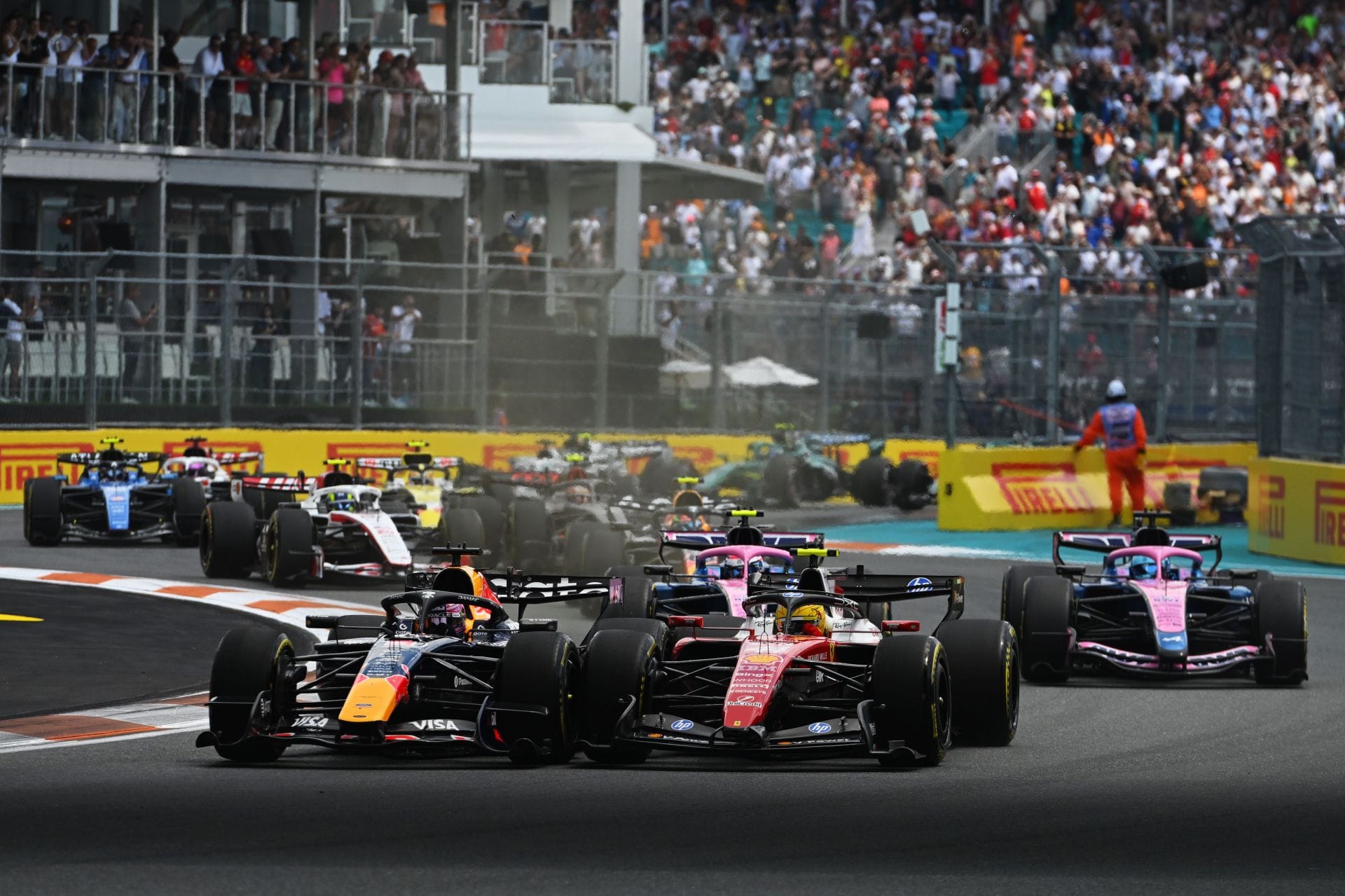 Max Verstappen opens up on his battle with Lewis Hamilton during the F1 Miami GP sprint