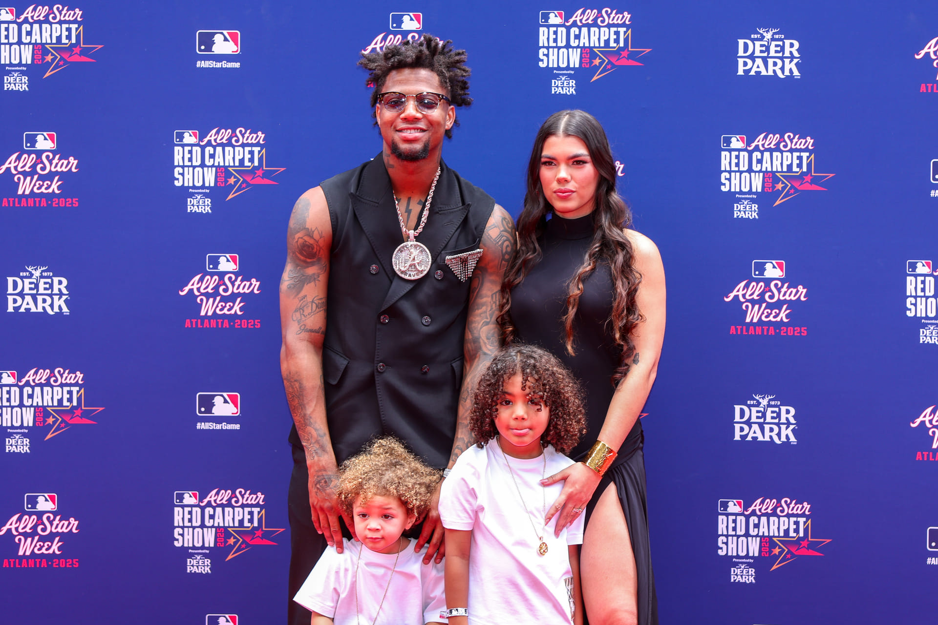 Ronald Acuna Jr.'s wife Maria dons black bikini, soaks up the sun in LA