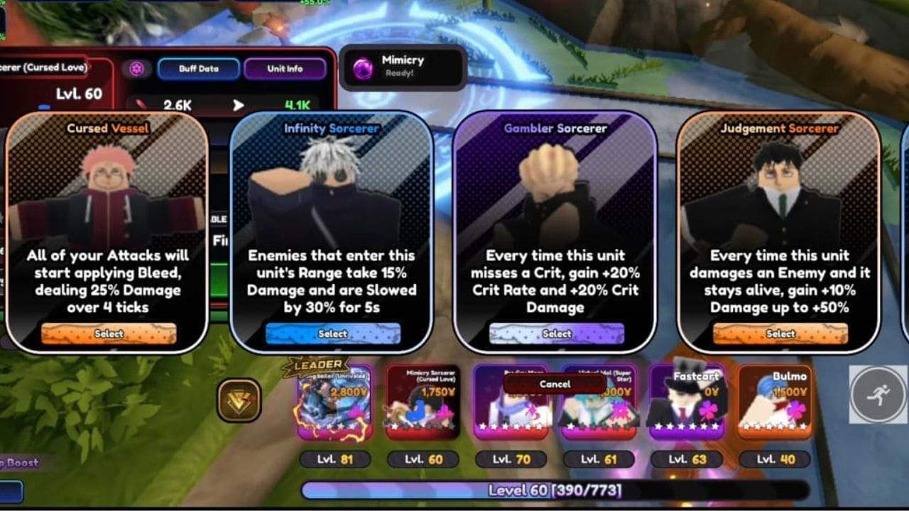 All passives of the unit (Image via Roblox)