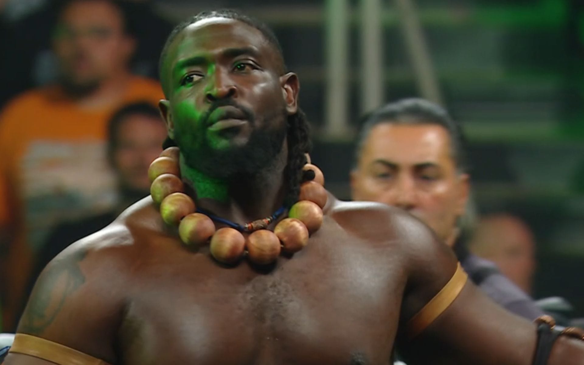 Oba Femi destroys former Tag Team Champions in a handicap match on RAW