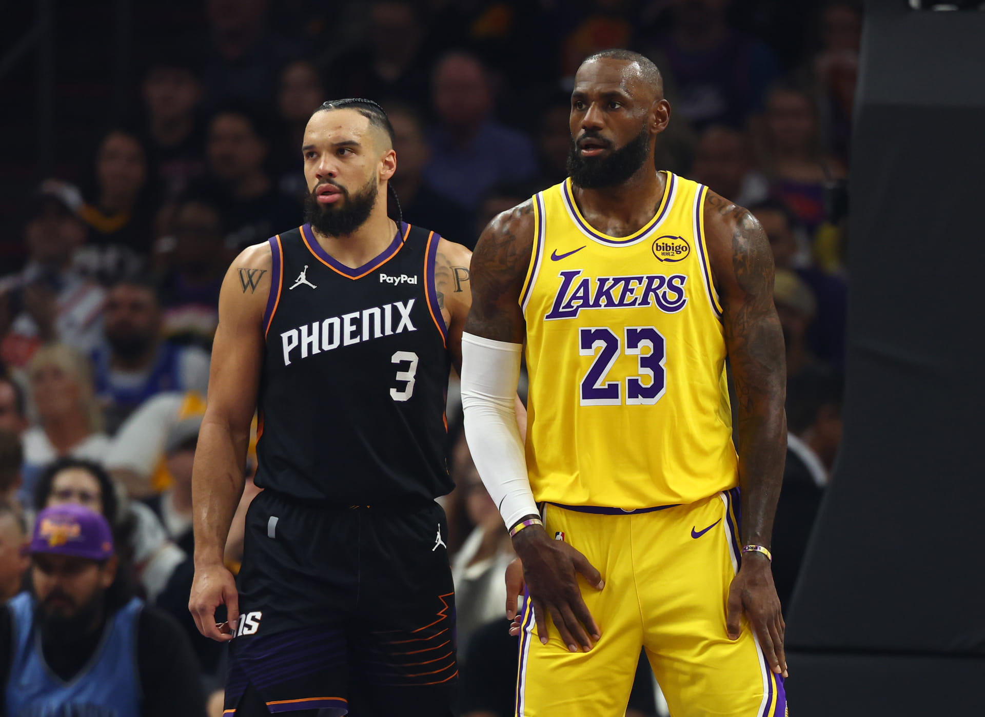 "Really Bron's Biggest Hater": NBA Fans in Stitches as Dillon Brooks Watches LeBron James and Lakers Courtside in Game 4&nbsp;