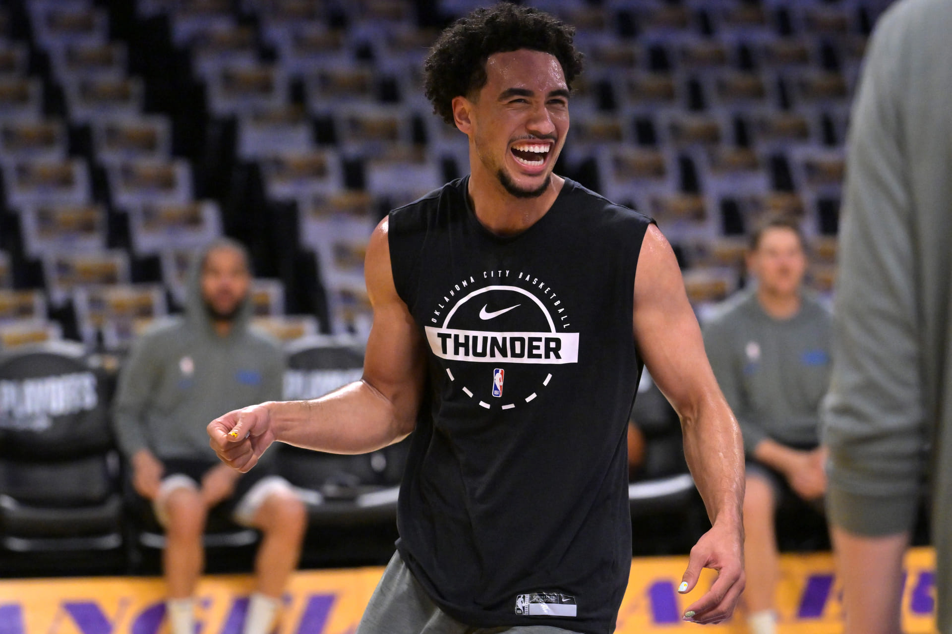 Thunder star’s GF reacts as Spurs 'WAGs' take subtle jab at Jared McCain with wild dance 