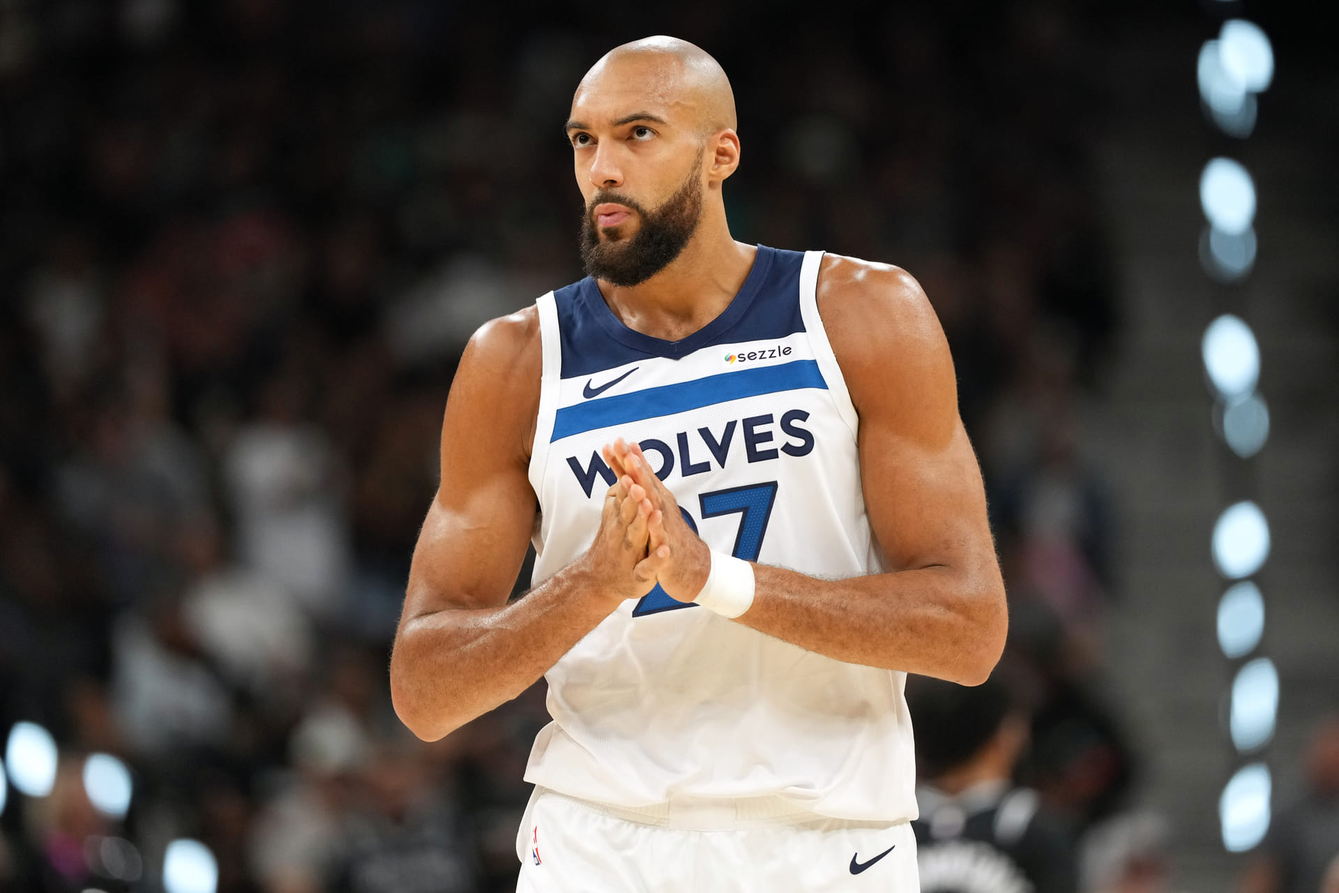 "Gobert better be popping those threes like Curry" - NBA Fans Go Wild Watching Rudy Gobert Practice Step Back Three Ahead Of Do-Or-Die Spurs Clash