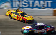 NASCAR Cup Series driver Joey Logano (22) is involved in a single car accident during the NASCAR All-Star Race at Dover Motor Speedway. - Source: Imagn