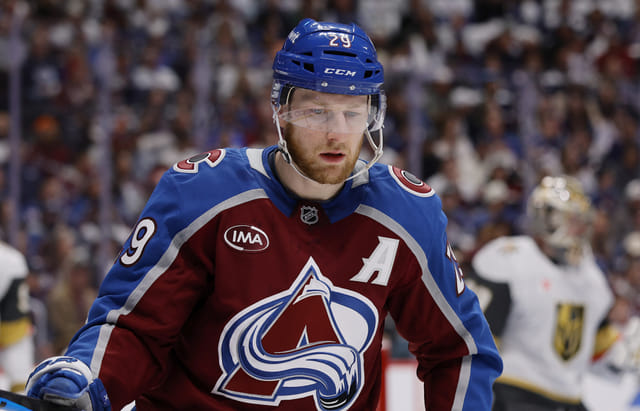 Nathan MacKinnon gets testy with media after Avalanche's 4-2 loss in Game 1  WCF vs. Golden Knights