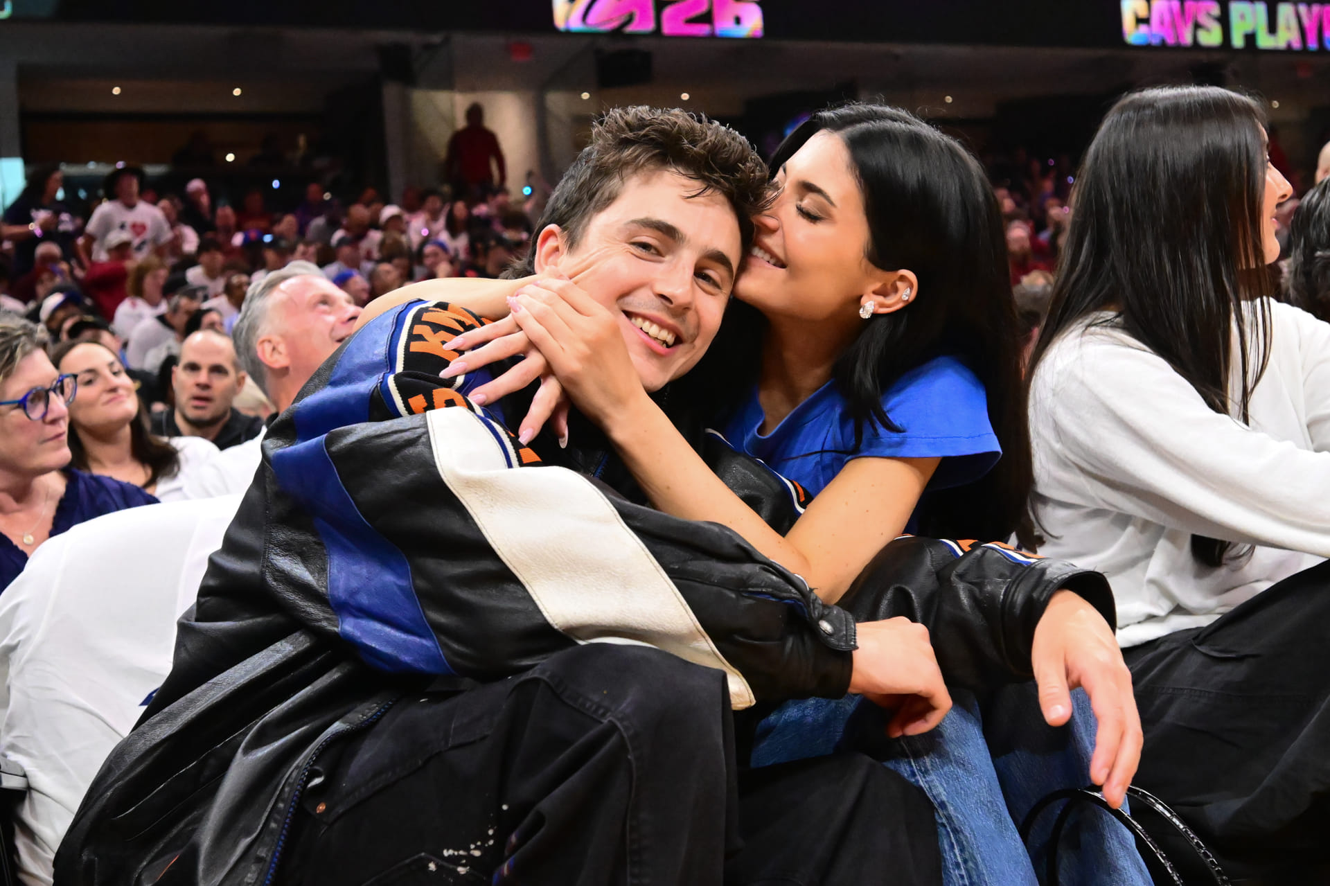 "She's Getting Pregnant Tonight" "Hope They Get Married": Knicks Fans React After Timothee Chalamet Hugs and Hops With GF Kylie Jenner After ECF Win  