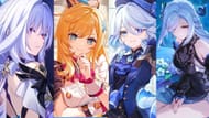 Skirk, Escoffier, Furina, Shenhe (Image via HoYoverse)