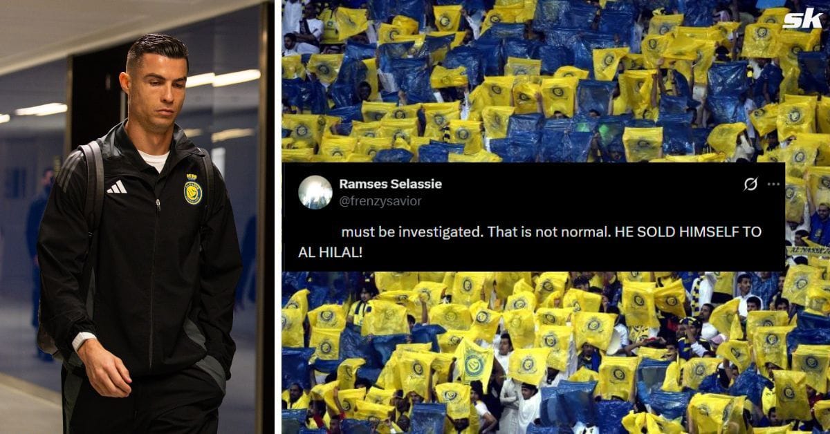 "Such a bum", "Should be investigated" - Al-Nassr fans blast Cristiano Ronaldo teammate as they throw away lead to draw against Al-Hilal