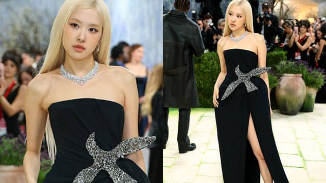 The most boring"- Fans slam BLACKPINK's Ros's YSL Black outfit look and  styling at Met Gala 2026