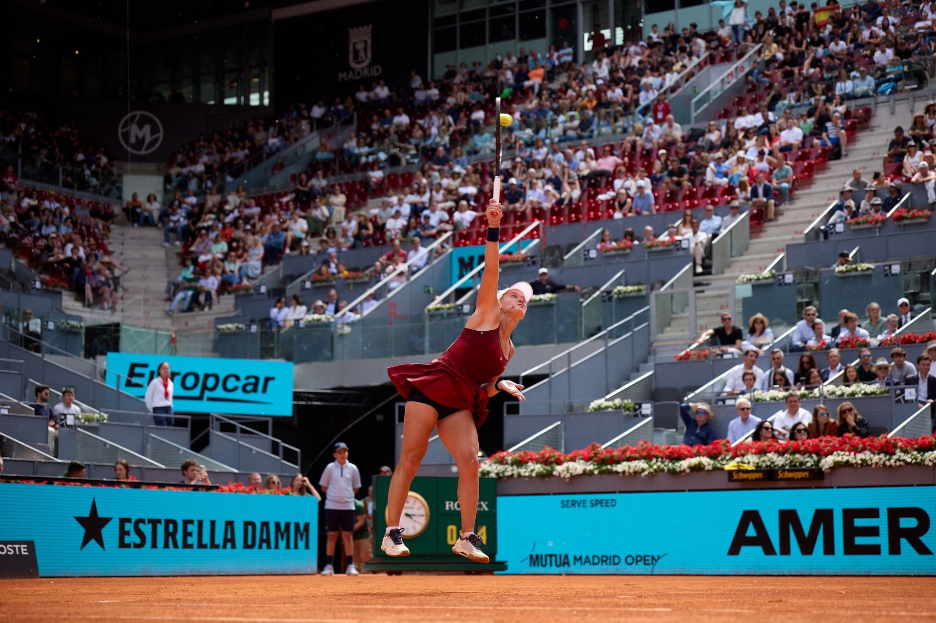 Stearns at the Mutua Madrid Open (Image Source: Getty)