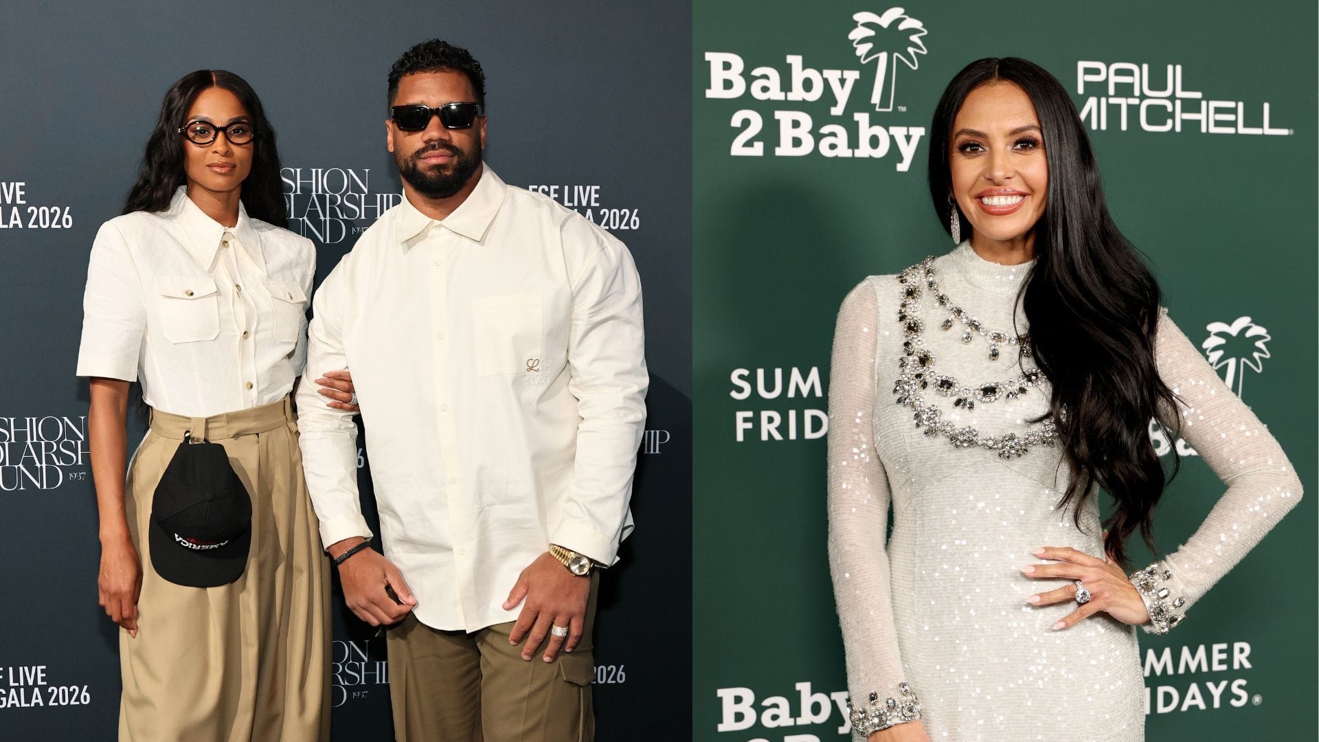 Russell Wilson’s wife Ciara flashes eye-popping diamond engagement ring in cozy birthday selfie with Vanessa Bryant