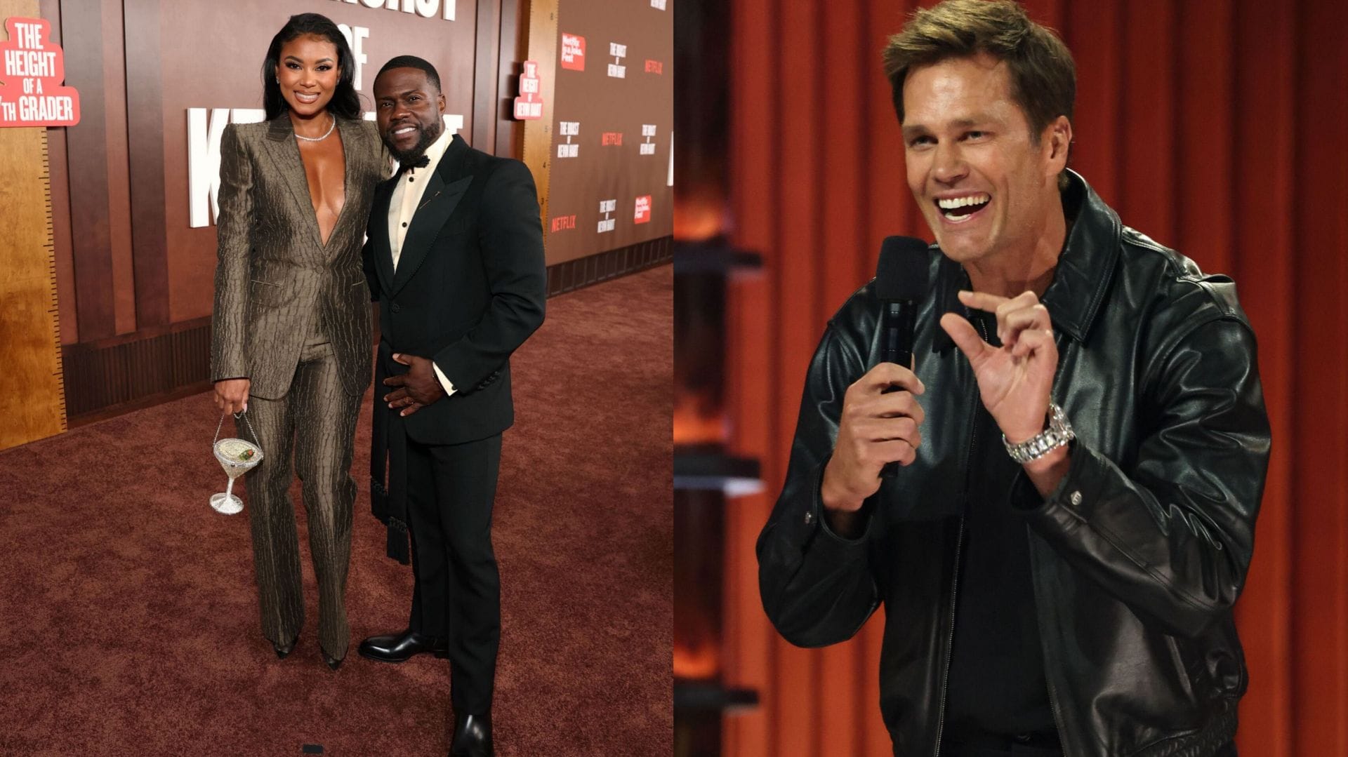 "That's a line you should never cross" "Very disrespectful": NFL fans rip Tom Brady for taking shots at Kevin Hart's wife Eniko during Netflix's roast