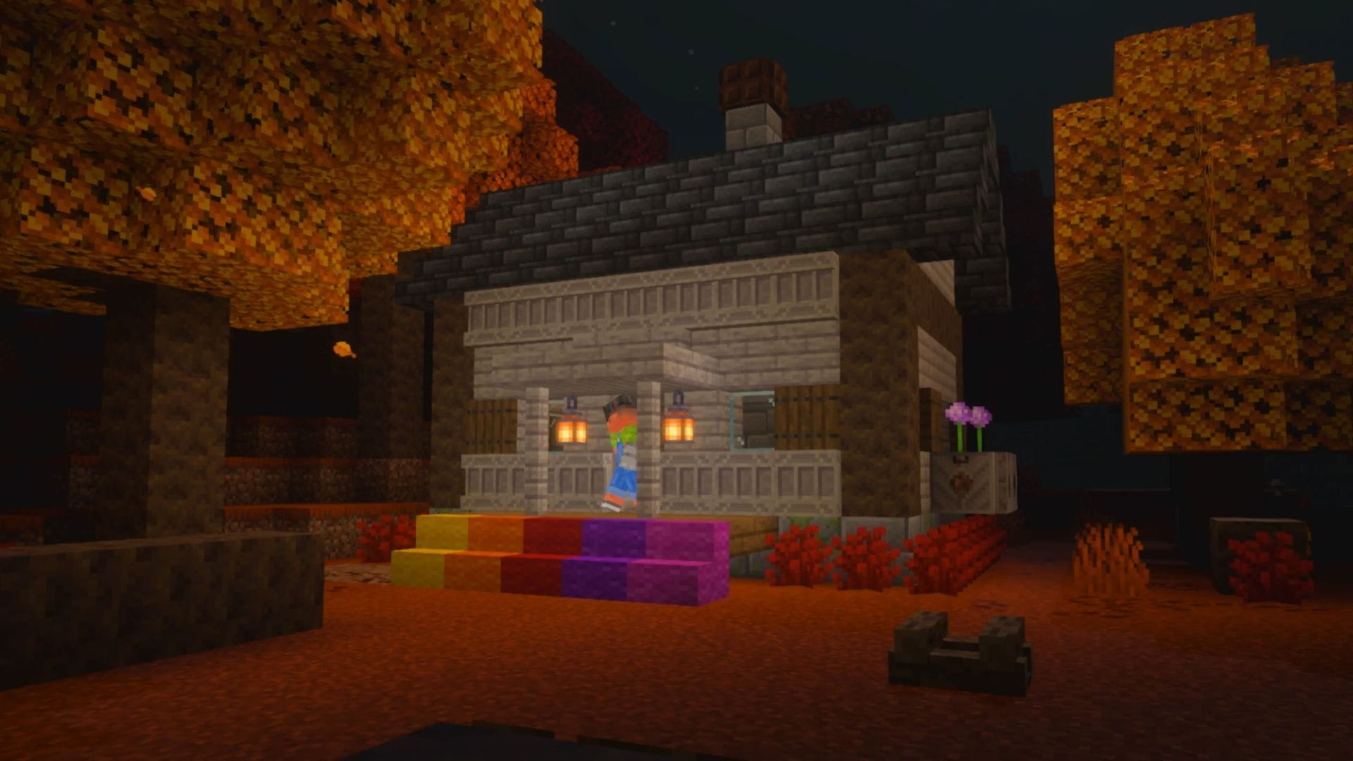 The new wood set looks extremely similar to pale oak, but is warmer (Image via X/@Minecraft)