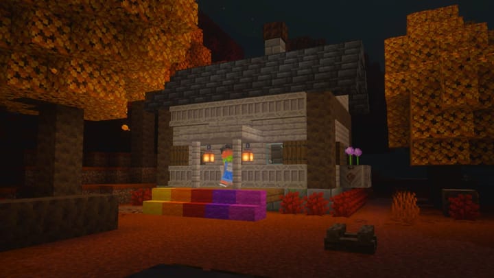 Minecraft Fall Drop Features Poplar wood set in Minecraft Fall Drop 2026: What does new wood blocks ...