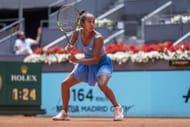 Leylah Fernandez at the Madrid Open 2026. (Source: Getty)