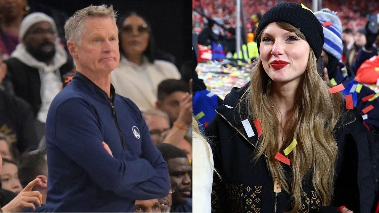 Taylor Swift left stunned after Warriors coach Steve Kerr secretly quoted her lyrics for an entire season