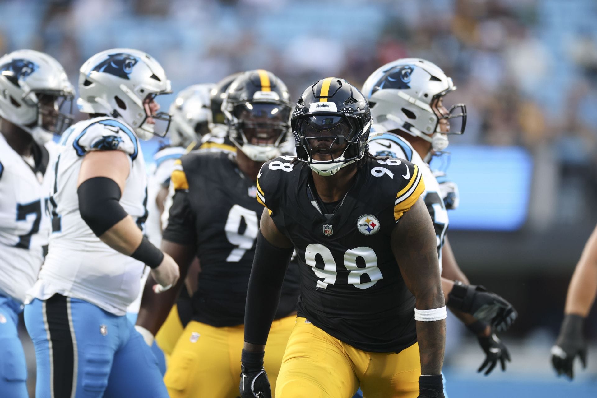 "Stupid people will never learn," "0-17 incoming": NFL fans rip Panthers for blowing up Steelers' terrible towels in schedule release video