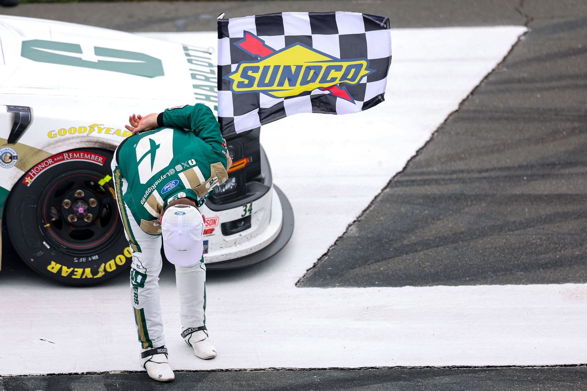 Layne Riggs details emotional race start at Charlotte after Kyle Busch’s demise: “Almost shed a tear”