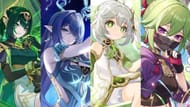 Nefer, Lauma, Nahida, Kuki Shinobu (Image via HoYoverse)