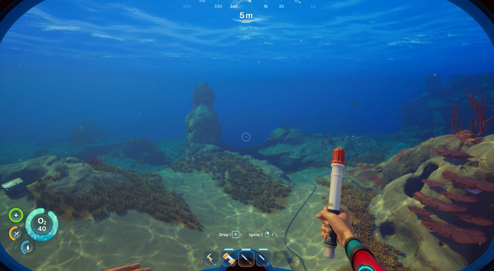How to make and use Distraction Flare in Subnautica 2