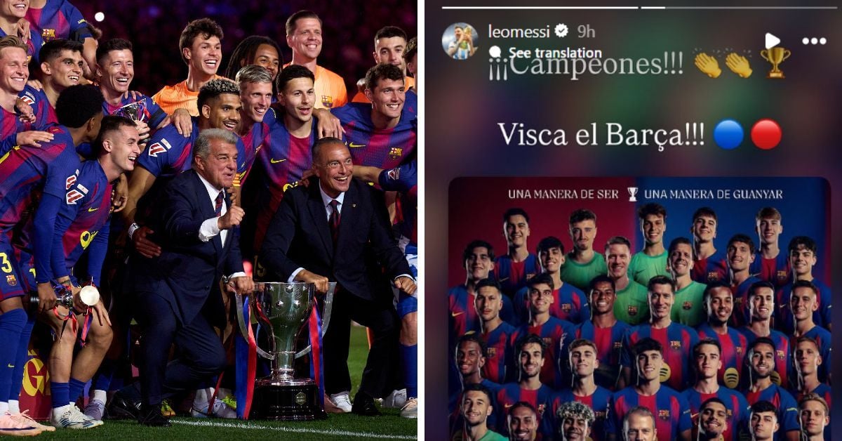 Lionel Messi reacts on social media as Barcelona beat Real Madrid in El ...