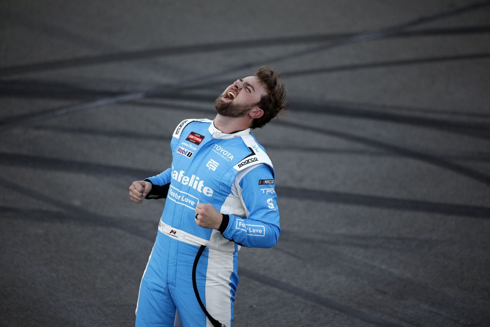 Kaden Honeycutt reacts to his viral beer shotgunning celebration after first NASCAR Truck win at Watkins Glen: “Going to make that tradition”