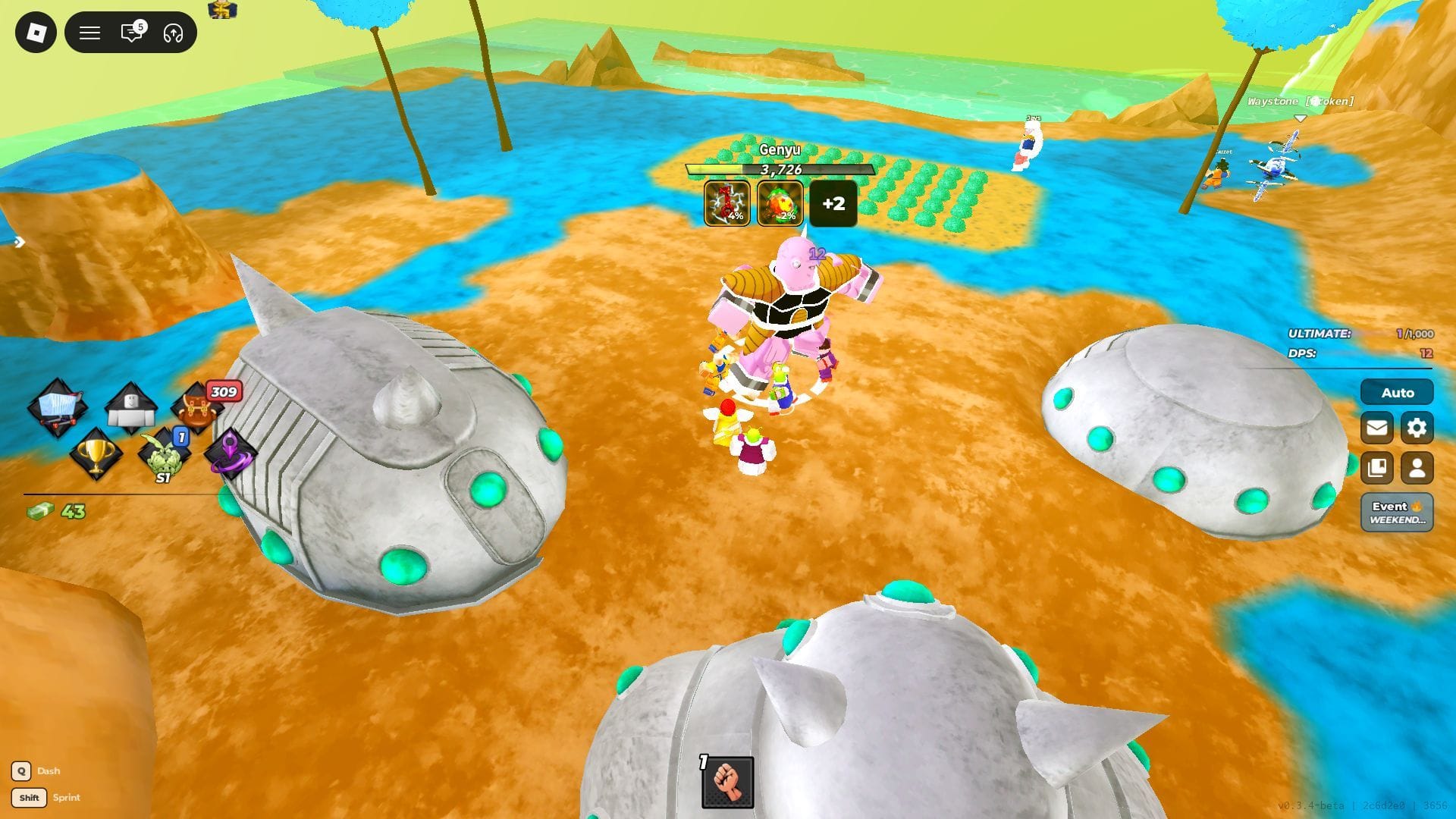 Defeat bosses to get Accessories (Image via Roblox)